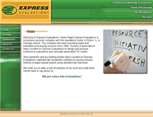 Tablet Screenshot of data.express-evaluations.com